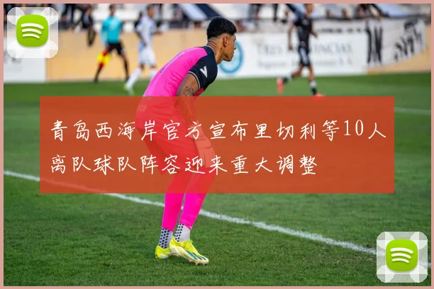 青岛西海岸官方宣布里切利等10人离队球队阵容迎来重大调整