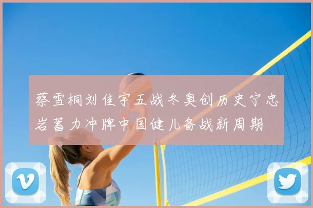 蔡雪桐刘佳宇五战冬奥创历史宁忠岩蓄力冲牌中国健儿备战新周期